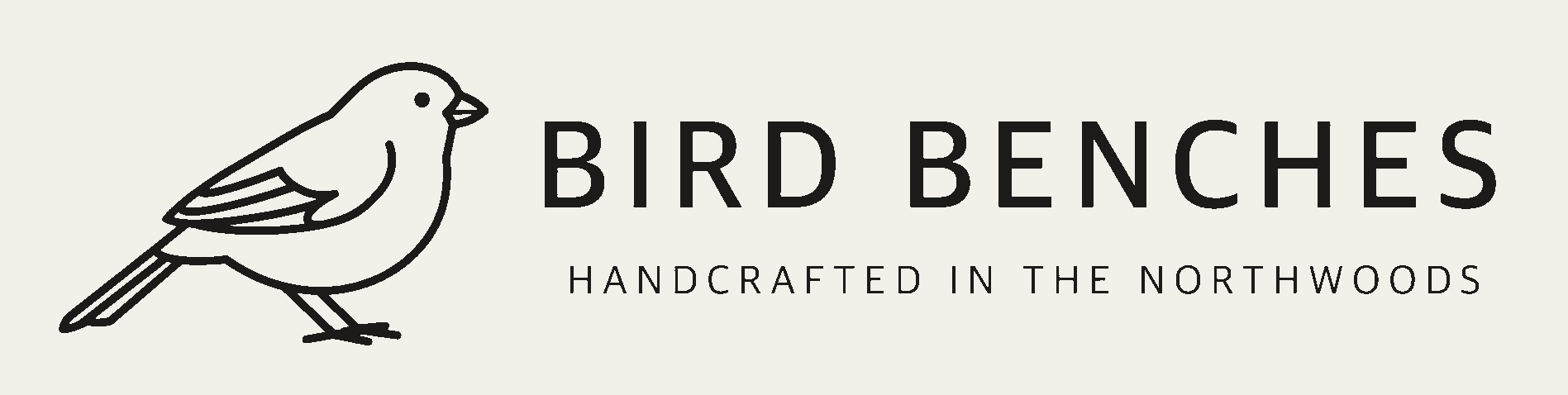 Bird Benches. Handcrafted in the Northwoods